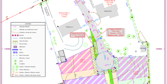 Plan Lotissement Géomètre Expert Nantes FGgéo